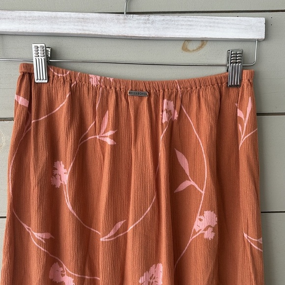 Billabong Love Trip Skirt – Rust Floral – Size Small - Picture 4 of 5